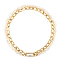 Collar Rebecca Mujer Palermo in Bronce Perla BPAKOB09 - BPAKOB09